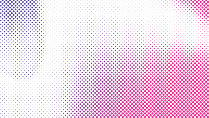 Abstract Retro Halftone Pattern Background with Purple to Pink Gradient © MD