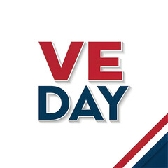 Victory in Europe Day Celebration Badge, VE Day 1945 Remembrance Design, WWII Victory Europe Commemorative Emblem, Peace and Freedom Victory Day Artwork