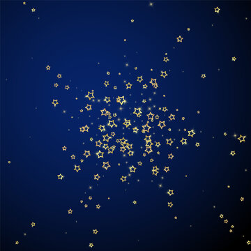 Starry night fairy tale background.