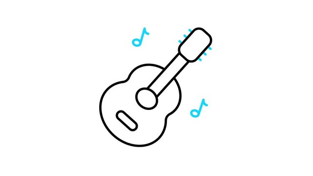 illustration of a guitar