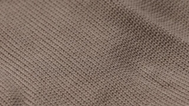 beige knitted textile cotton element of garment