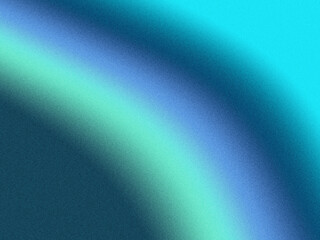 Fototapeta premium Abstract Blue Teal Gradient with Curved Light Arc – Glowing Grain Background Texture