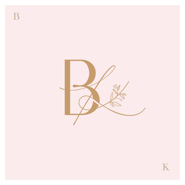 BK, Logo BK, monogram BK, letter BK, alphabet BK