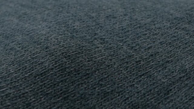 knitted blue of textile woollen zoom fabric background