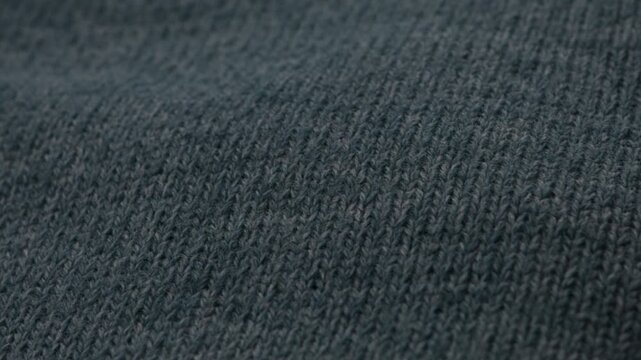 knitted blue of textile woollen rotation fabric background