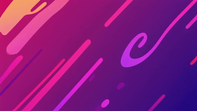 Dynamic Colorful Abstract Gradient Background with Moving Geometric Shapes