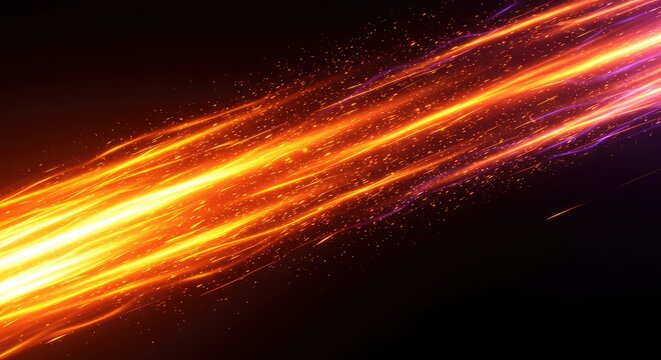 Dynamic abstract glowing background showcasing vibrant colorful energy waves and particle streams radiating heat and light, background, illumination, vibrant