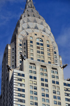 NEW YORK USA::Chrysler building facade in New York, was the world's tallest building before it was surpassed by the Empire State Building in 1931. 