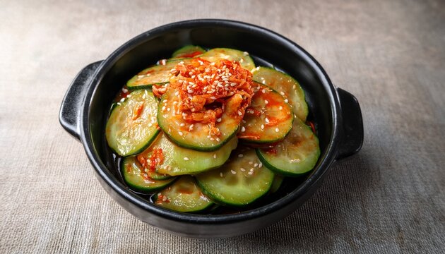cucumber kimchi is a delicious and flavorful korean food showcasing the unique taste of kimchi made with fresh cucumbers enjoy the delightful crunch and tanginess of cucumber kimchi