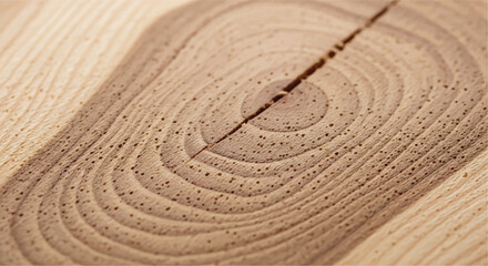 Wood grain cross section. Wood texture of cut tree. Closeup of tree trunk rings.  © shazam