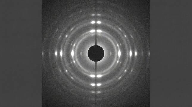 Fibroin Beta-Sheet Secondary Structure Silk TEM SAED