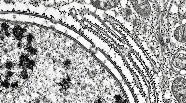 Endoplasmic Reticulum Nuclear Envelope Continuity TEM