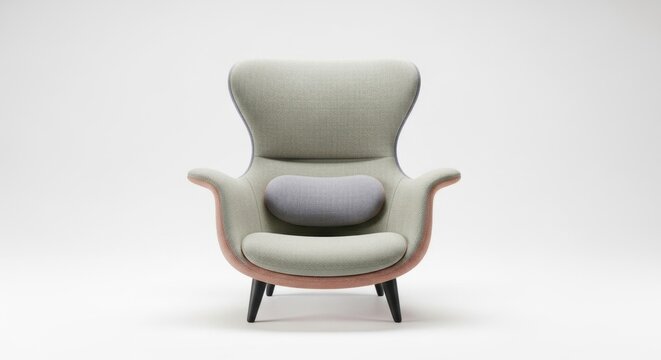 Modern Lounge Chair with Cushion