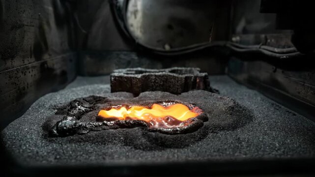 Metal 3D Printing LPBF: Laser Melt Pool Fusing Titanium Powder Bed in Slow Motion, Additive Manufacturing