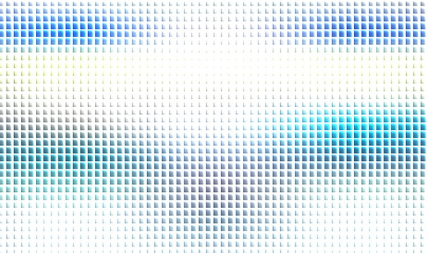 Pixelated gradient pattern with square tiles