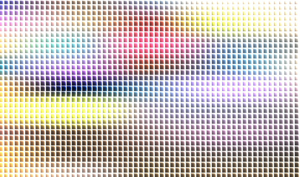 Colorful square pattern with gradient transitions