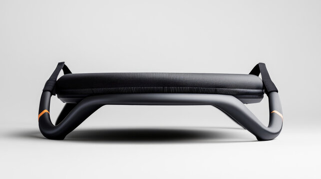 Compact modern rebounder designed for at home fitness, enabling low impact cardio, jumping exercises, and strengthening core muscles with its comfortable, soft bounce