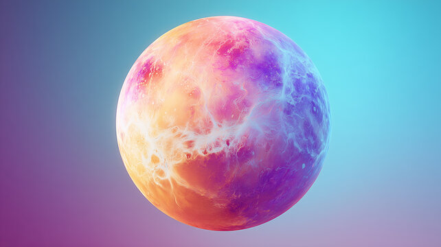 Mars planet space background poster. 