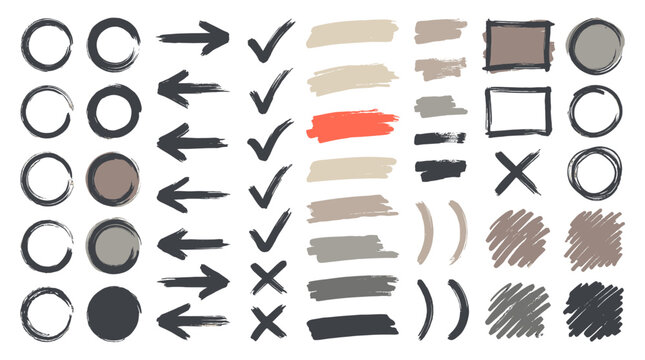hand-drawn checkbox comparison with checked and unchecked options on whiteboard