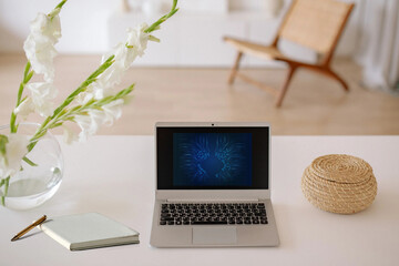 laptop on the table © Vanessa