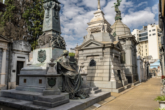 Cementerio de la Recoleta en Buenos Aires, Argentina