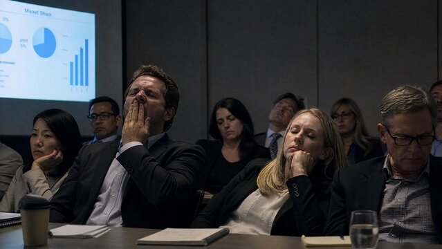 Boredom in the Boardroom: Audience Struggles During Presentation
