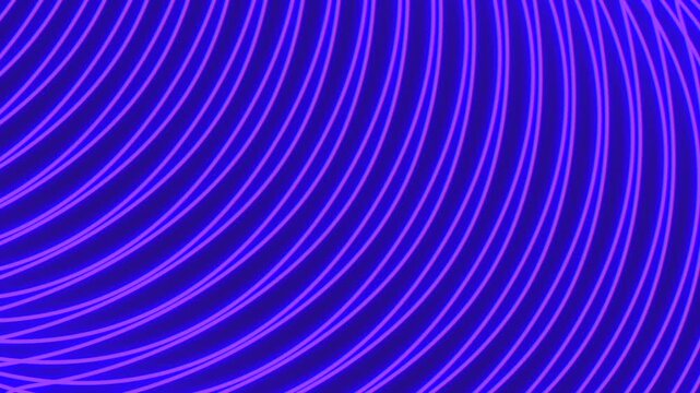 Abstract neon purple and blue curved lines forming a glowing wave pattern background, ideal for technology themes, digital design, motion graphics, and VJ visuals