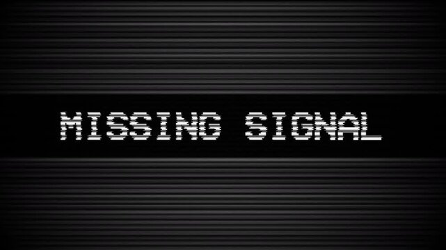 Static noise error shows missing signal on a tv screen. Use for tech blogs, design projects, and illustrating signal issues.