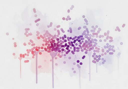 Scatter plot visualization with color-coded clusters and density variations