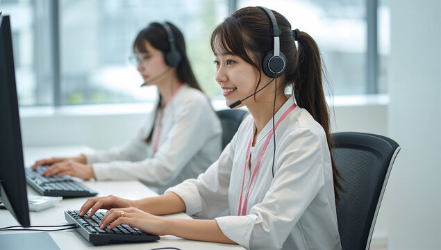 顧客との信頼を支える日本人女性スタッフの応対イメージ