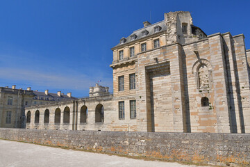 Fototapeta premium Château de Vincennes near Bois de Vincennes under sunny sky in Paris, France, April 24, 2026