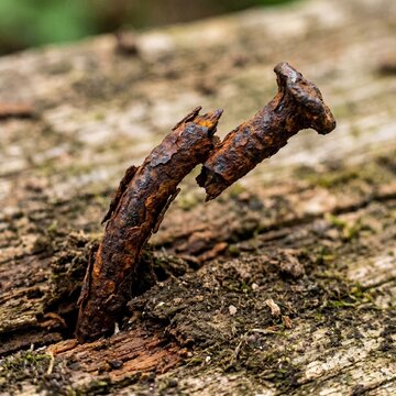A rusty nail