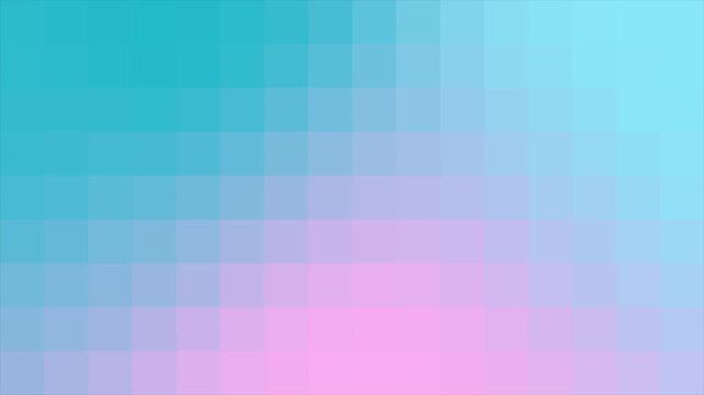 Abstract Gradient Background Grid Loop Cyan Pink Lilac Unicorn Pastel Motion 4K