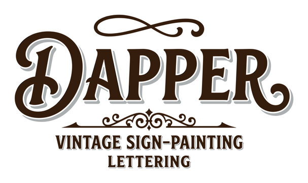 Vintage Lettering-Bilder: Stock-Fotos & -Videos. | Adobe Stock