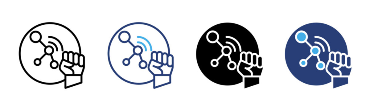 Subsidiary icon set multiple style collection