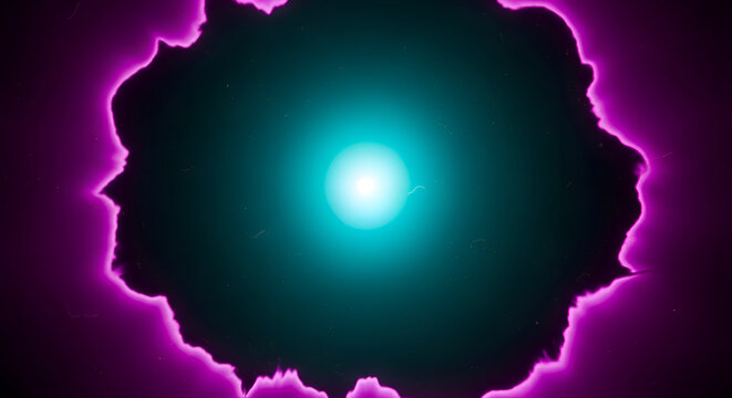 Vibrant Electric Purple Light Energy Glow.