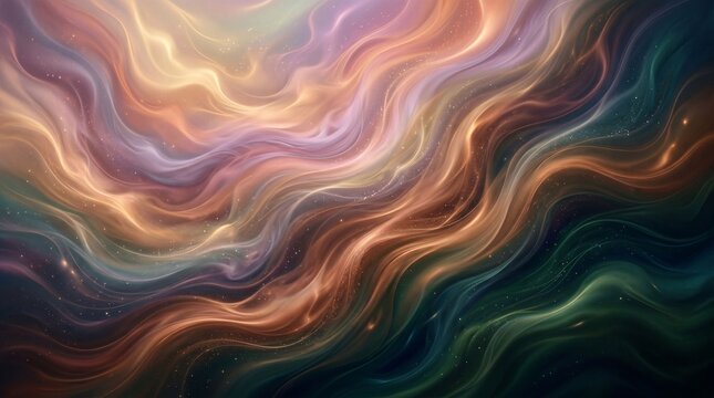 cosmic nebula swirl with vibrant purple and teal gradient abstract background