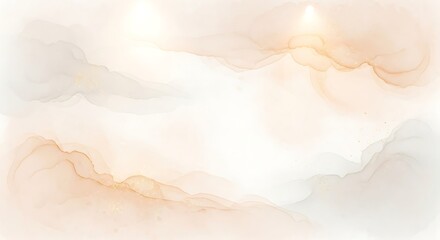 Fototapeta premium Soft peach and cream colored abstract background with cloudy texture