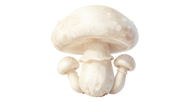 white button mushrooms illustration, agaricus bisporus cluster, fresh mushroom isolated, edible fungi graphic, organic food illustration, farm mushroom design, cooking ingredient clipart, healthy vege