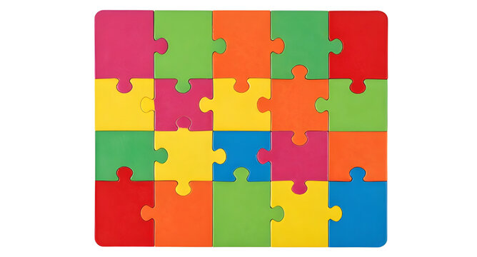 puzzle, jigsaw, foam, colorful, pieces, interlocking, toy, game, shapes, pattern, background, bright, kids, play, fun, vector, simple
