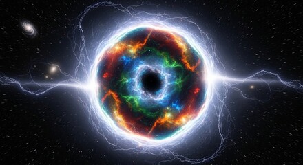 Abstract energy orb