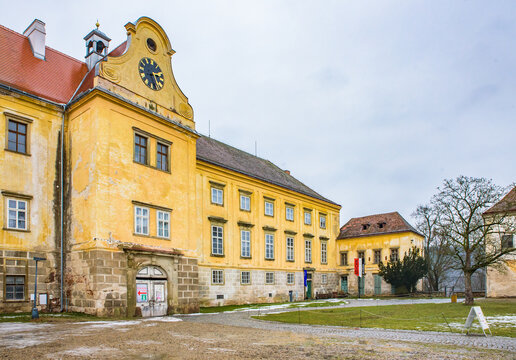 Moravsky Krumlov Castle, the exhibition venue of Mucha's Slav Epic. Czech