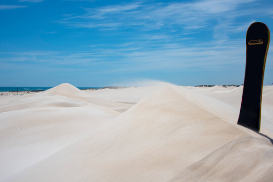 Sand Dunes Sandboarding in Lancelin - Western Australia