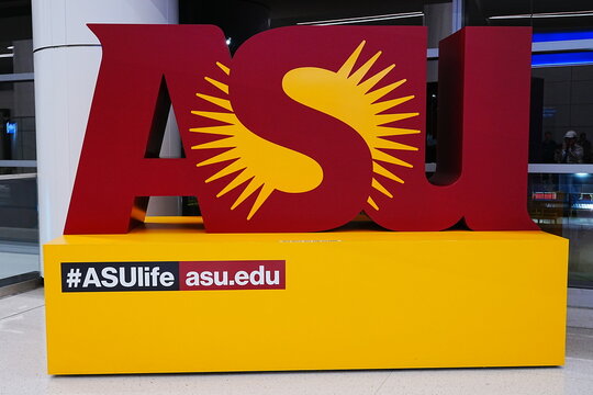Arizona State University (ASU) Logo - アリゾナ州立大学 ロゴ