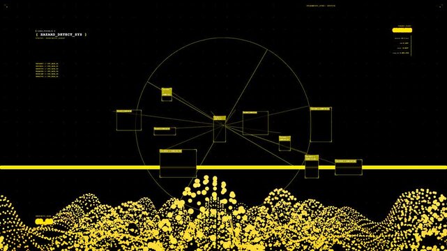Horizon Yellow LiDAR Point Cloud HUD