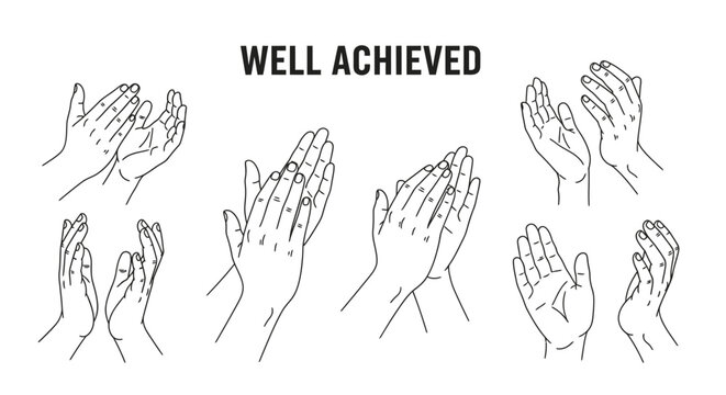 Hands showing applause and appreciation gesture.