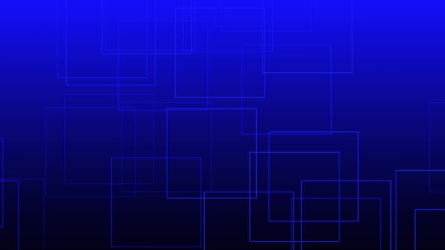 Abstract blue background with geometric squares and gradient effect for digital design