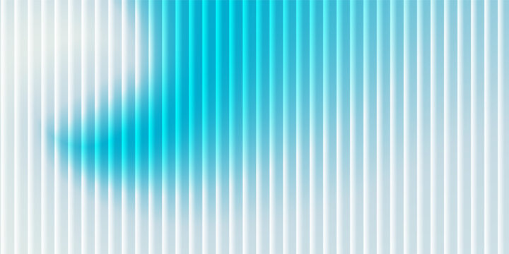 abstract minimal gradient background with vertical translucent stripes, soft white and light gray base, cyan and turquoise glow gradient on the right side, smooth blurred transition, Vol 1