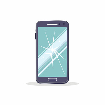 Broken Smartphone Screen