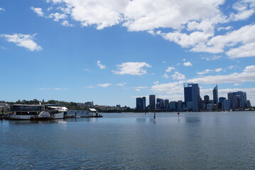 Fototapeta premium Perth City view from South Perth - Capital of Western Australia